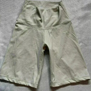 Full send nelk boys cream biker shorts